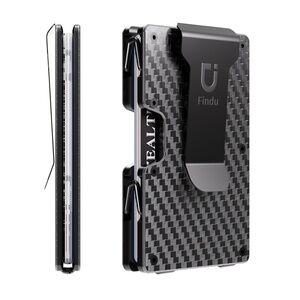 Money Clip Mens Wallet, Slim Wallet for Men, RFID Blocking Carbon Fiber